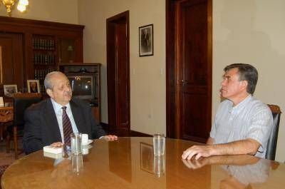 Brizuela del Moral se reuni� con el Senador por Andalgal�