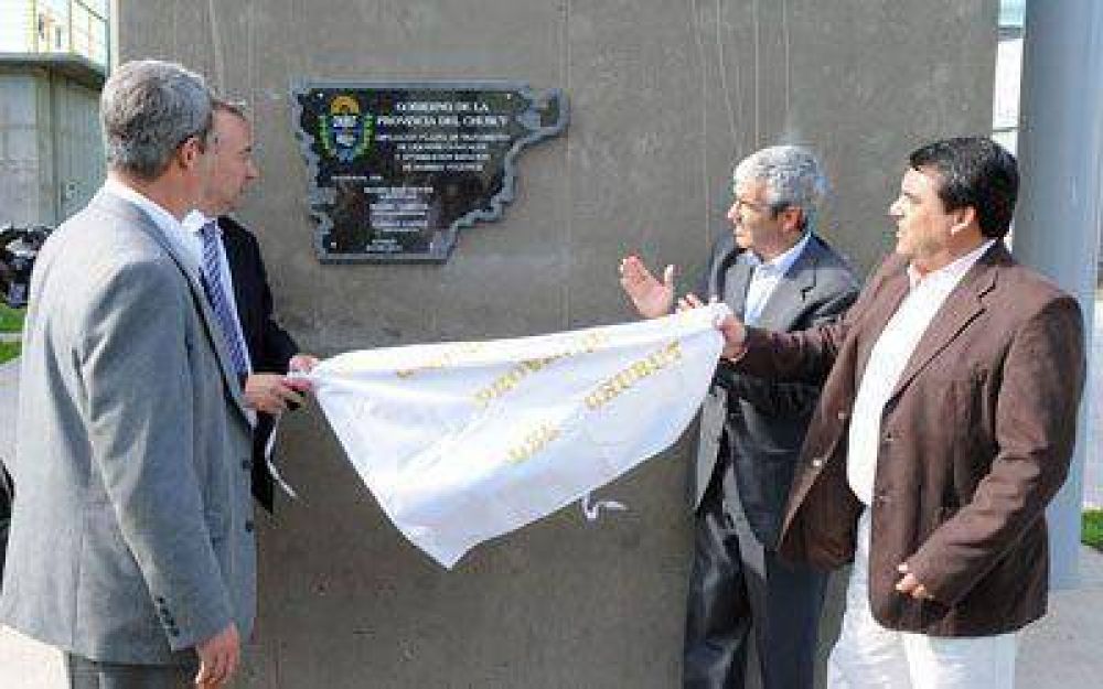 Inauguran en Rawson ampliaci�n de la planta de tratamiento de l�quidos cloacales