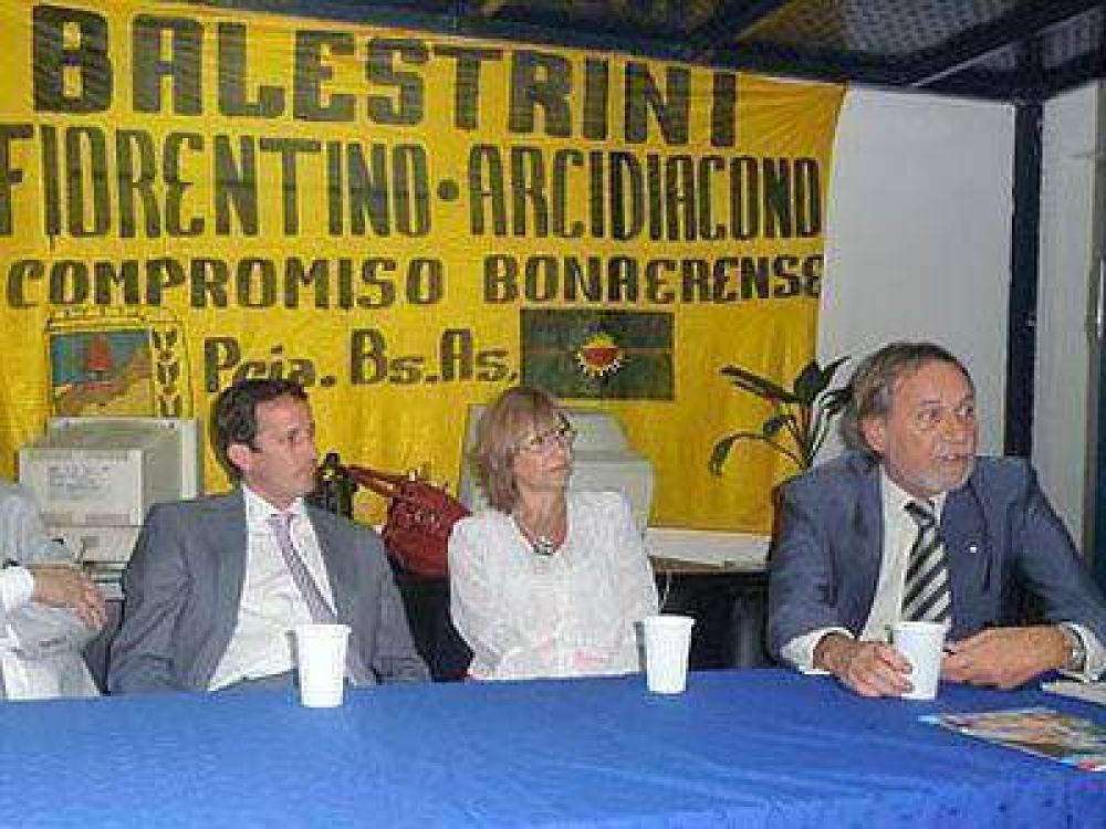 LOMAS: Balestrini reivindic� el rol de la militancia en un encuentro con dirigentes de "Compromiso Bonaerense"