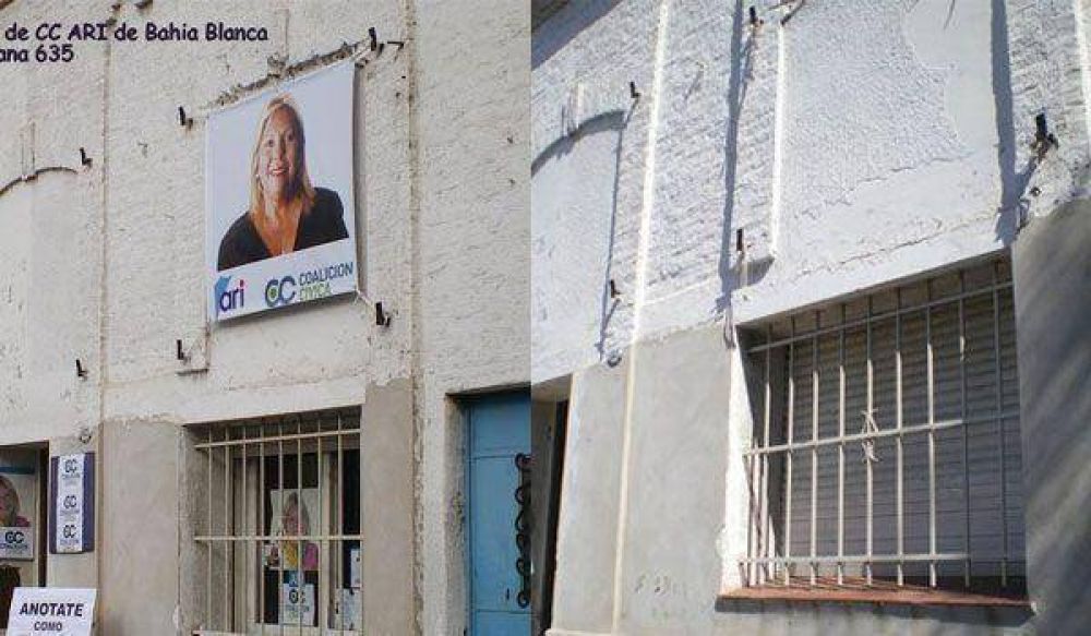 Seguidores de la diputada Carri� denunciaron que fue atacado el local partidario bahiense
