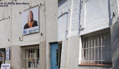 Seguidores de la diputada Carri� denunciaron que fue atacado el local partidario bahiense