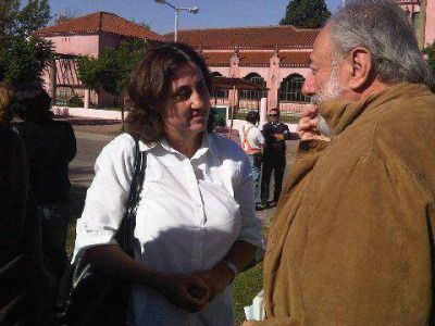 Graciela Rosso estuvo presente en el acto oficial en Luj�n
