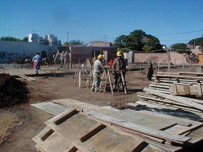 Jard�n 909: La obra avanza sobre rieles
