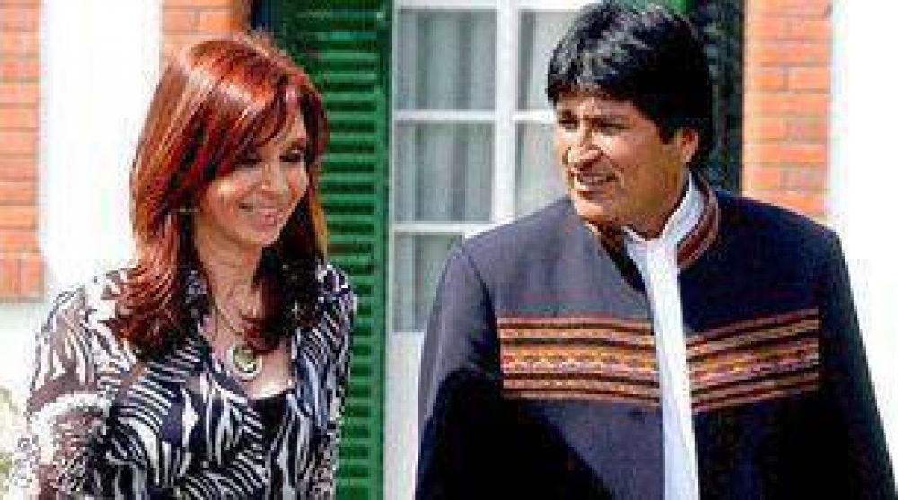 La Presidente se re�ne con Evo Morales para firmar acuerdo gas�fero hasta el 2026