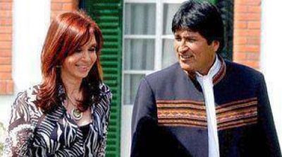 La Presidente se re�ne con Evo Morales para firmar acuerdo gas�fero hasta el 2026