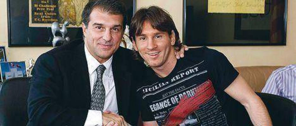 El presidente del Barcelona salta a la pol�tica, de la mano de Messi