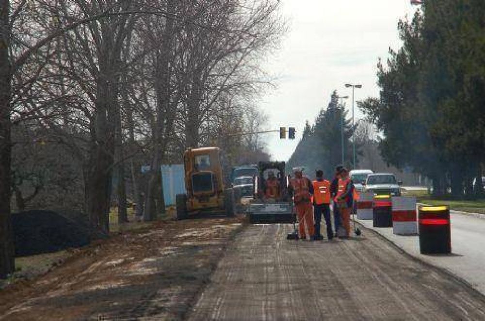 Infraestructura Acceso restringido por tareas en la Avenida 60