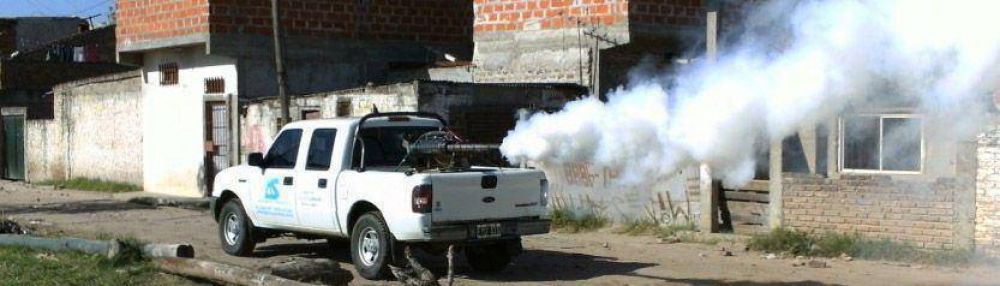LA MATANZA Operativo de fumigaci�n contra el dengue en La Matanza