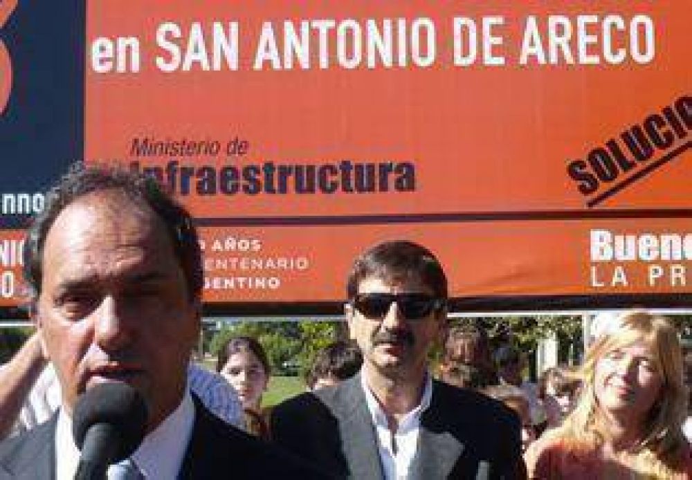 Antedom�nico reconoci� el apoyo de Scioli.  