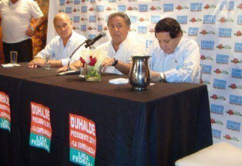 Duhaldistas bonaerenses, satisfechos con la convocatoria lograda en Capital