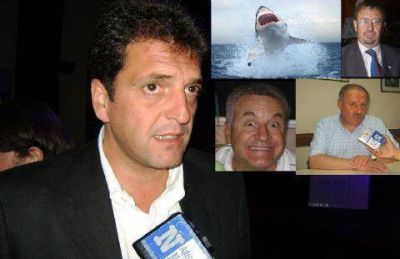 Tibur�n Blanco Amondarain, Ra�l P�rez y Tommy D�az detr�s de la candidatura de Sergio Massa