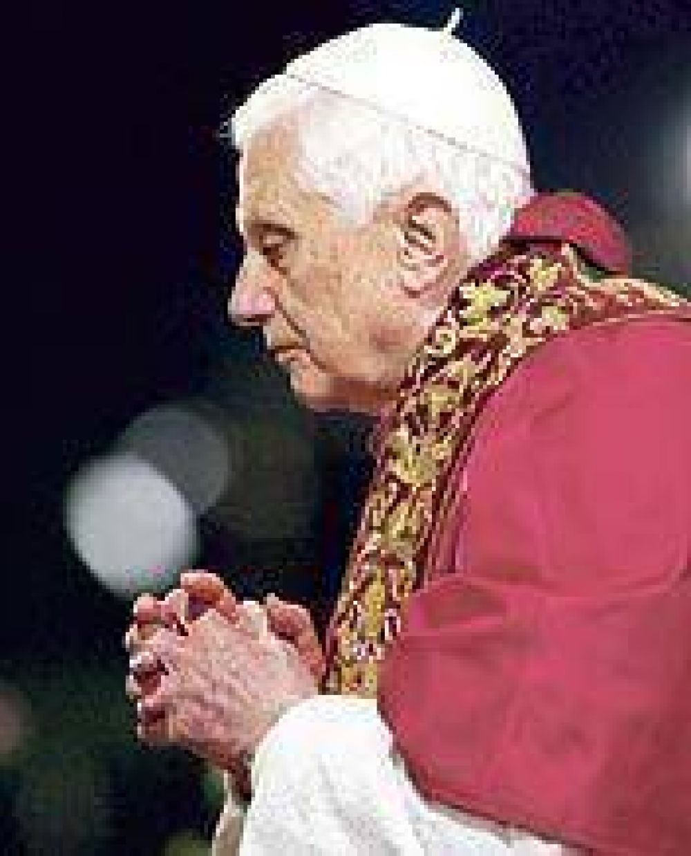 Califican de "burda propaganda" las cr�ticas al Papa por la pedofilia