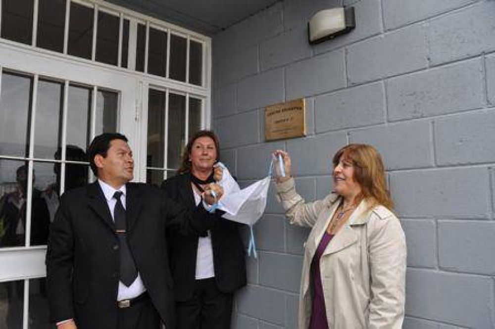 Inauguraron nuevas aulas en la Unidad 27 de Sierra Chica