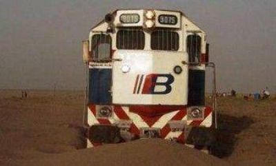 No pueden quitar la arena de las v�as que unen Bah�a con Patagones