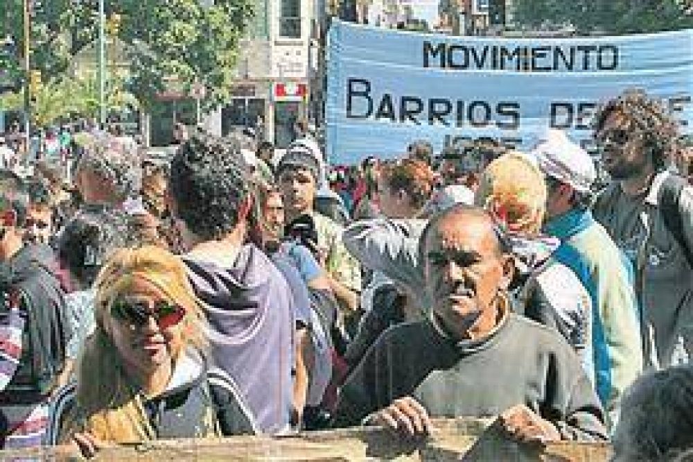 Piqueteros reclamaron alimentos