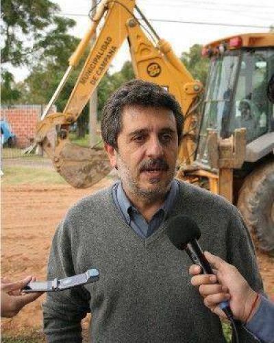 Autoridades Municipales y Concejales del FPV recorrieron obras en barrio Las Acacias