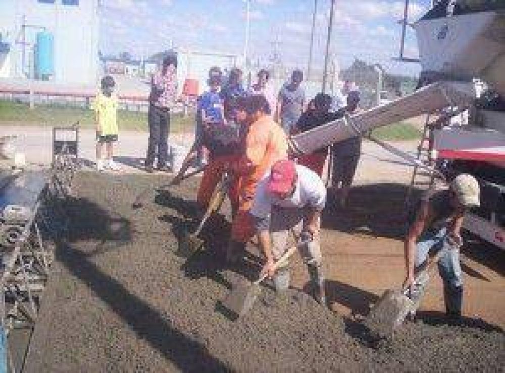 Pittelli y Franetovich observaron obras y valoraron la continuidad