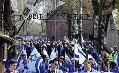 Masiva concurrencia en "Marcha de los vivos" en Auschwitz