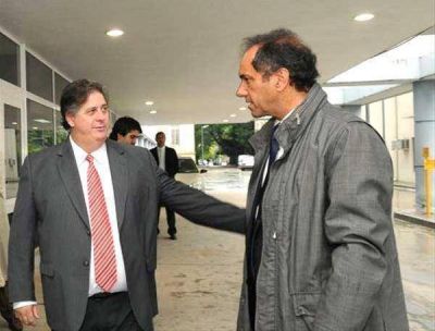 Tras regresar desde Washington, Scioli visit� a Balestrini