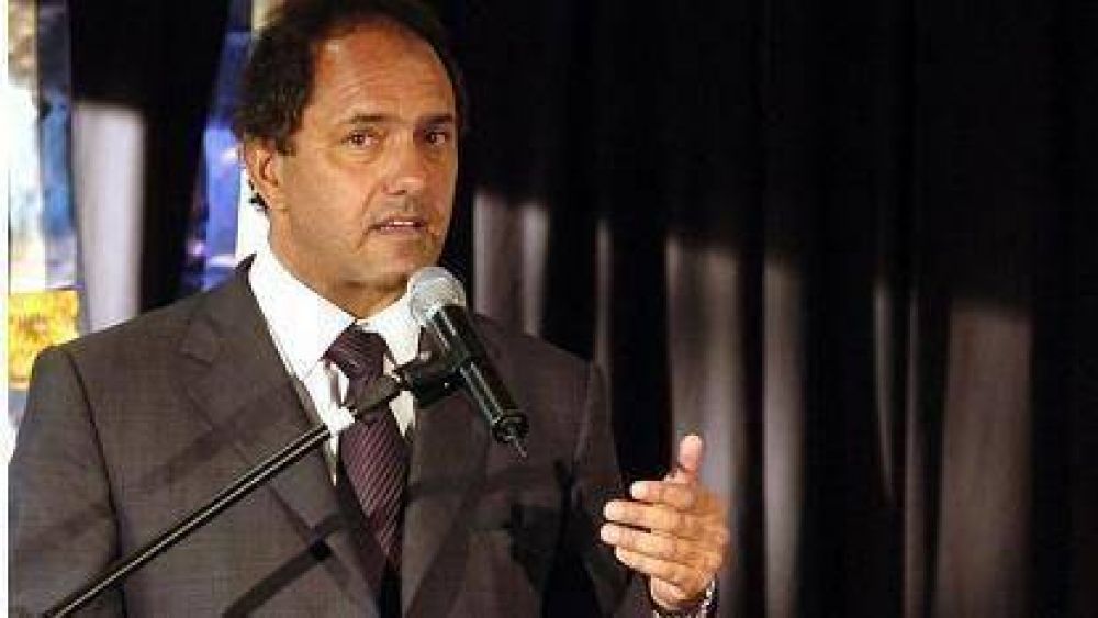 Scioli convoc� a 'generar conciencia' sobre efectos del cambio clim�tico