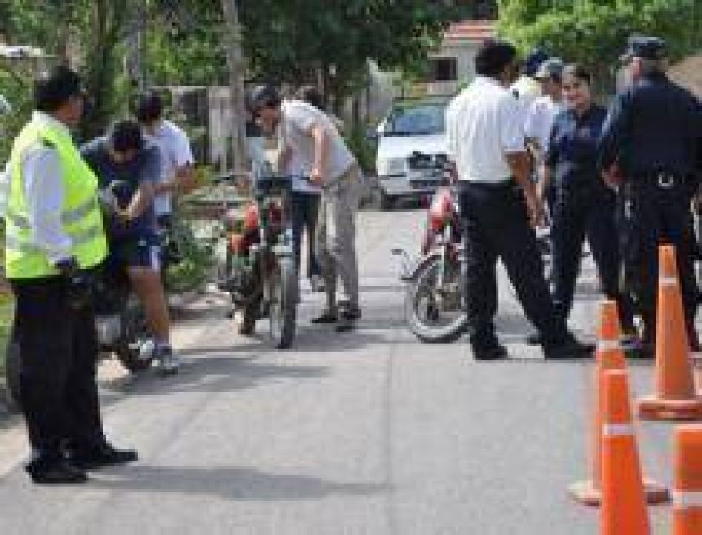 En un operativo retuvieron m�s de 20 motoveh�culos