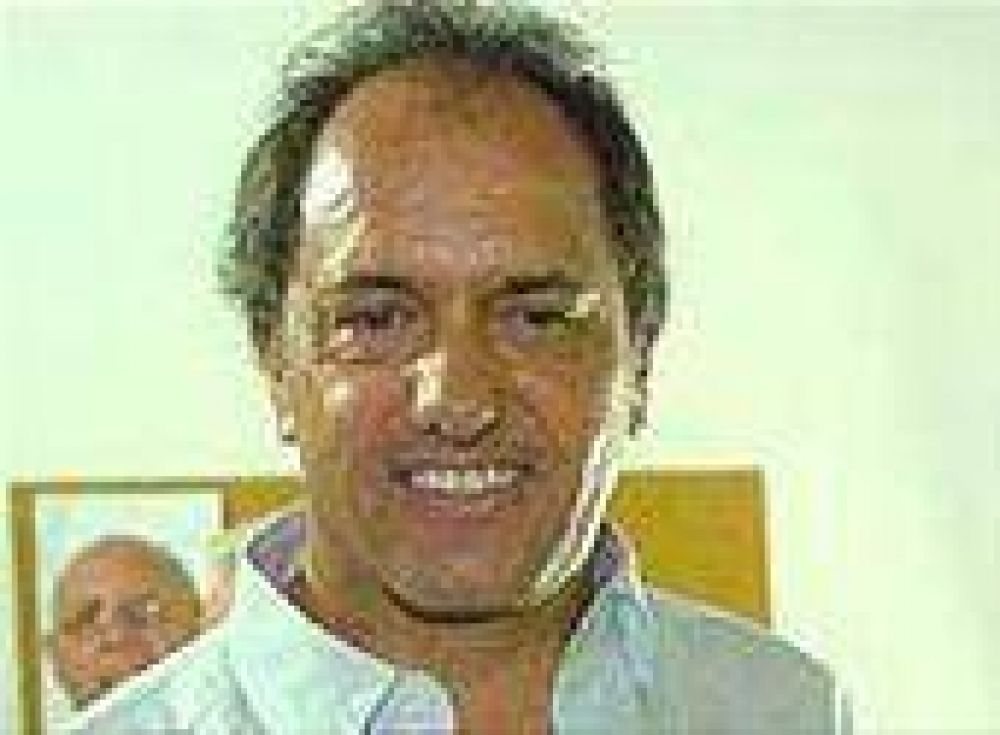  Scioli: "Vinimos a la Provincia a encarar este gran cambio"