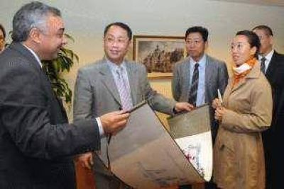 China busca amistad comercial con Tigre