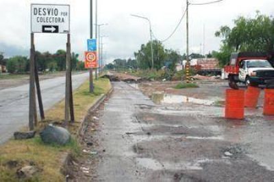 La obra ser� terminada por tramos ante las dificultades econ�micas
