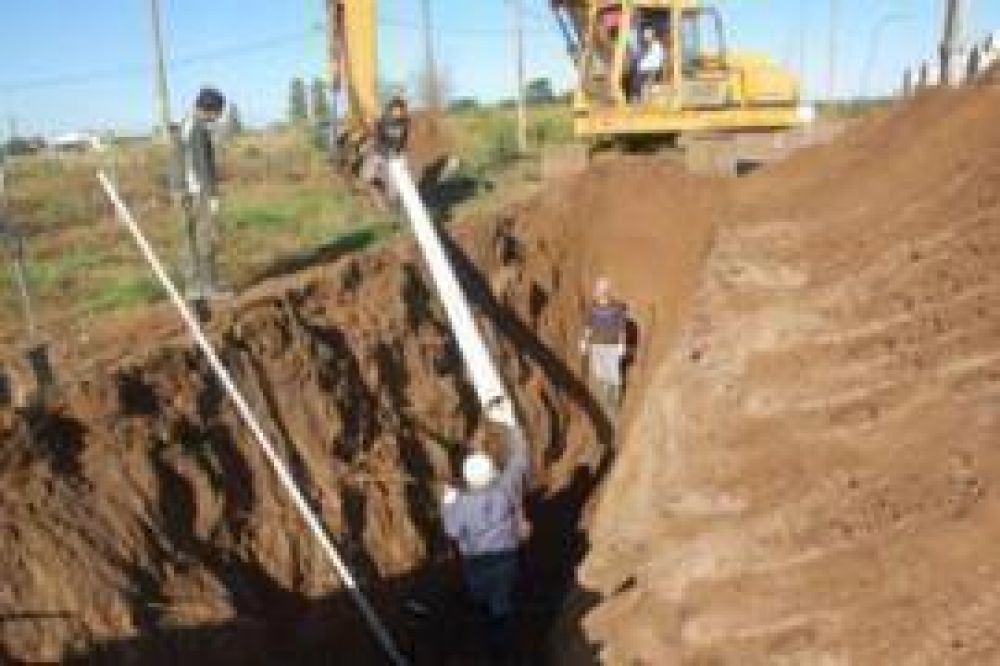 Trenque Lauquen Obras bajo tierra, no se ven, pero son clave para la salud