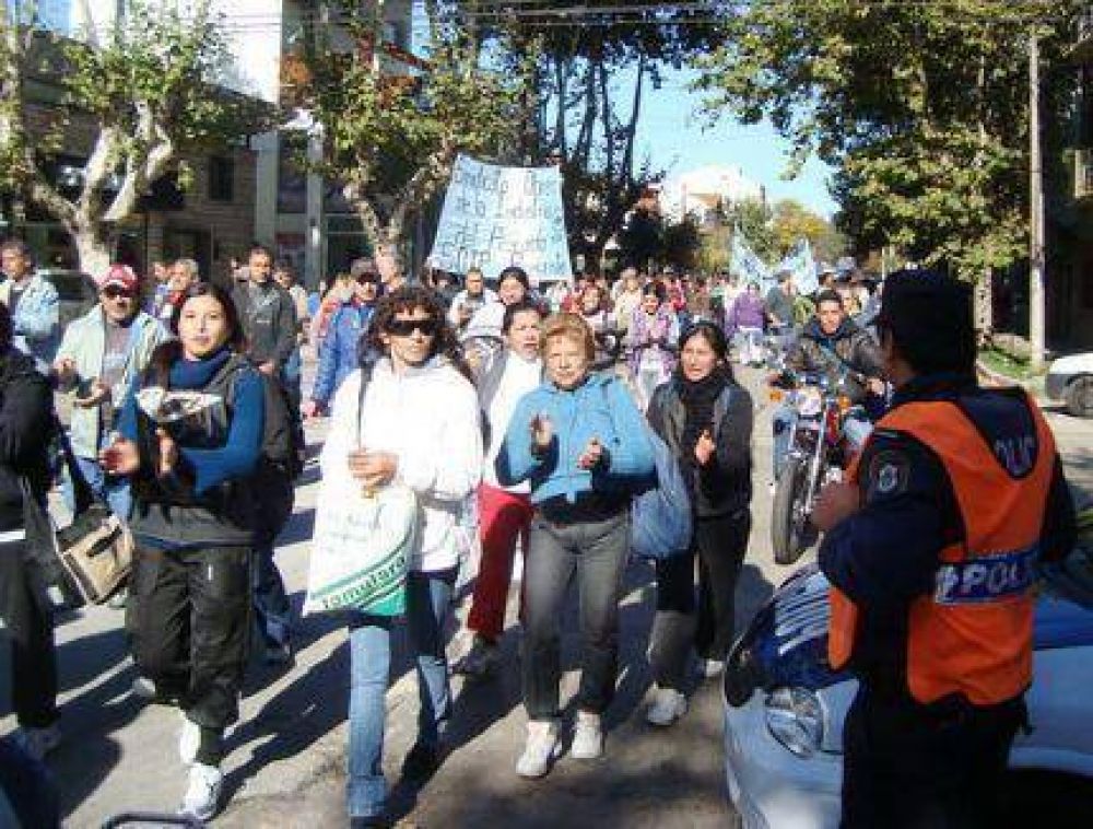 Paro y movilizaci�n de los trabajadores del pescado