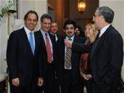 Scioli recibi� a m�ximas autoridades del BID