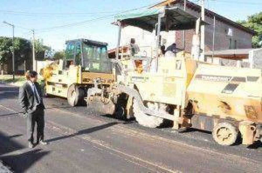 En no m�s de 10 d�as inauguran el pavimento en el Barrio Norte