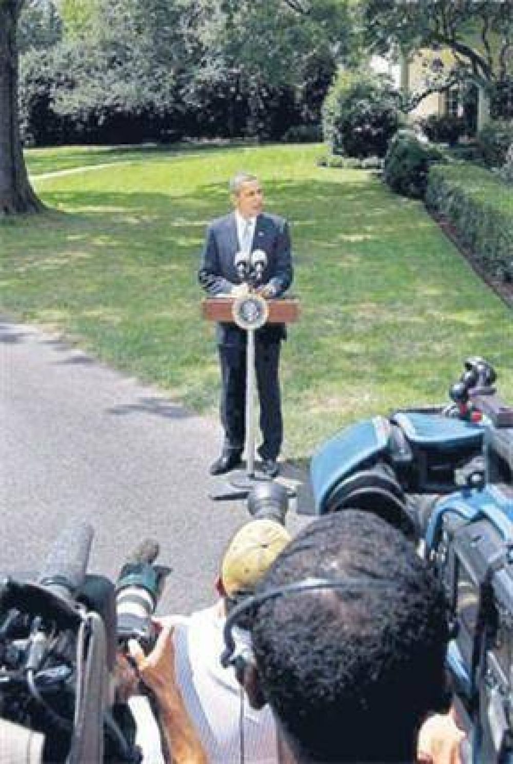Adi�s a la luna de miel entre la prensa y la Casa Blanca