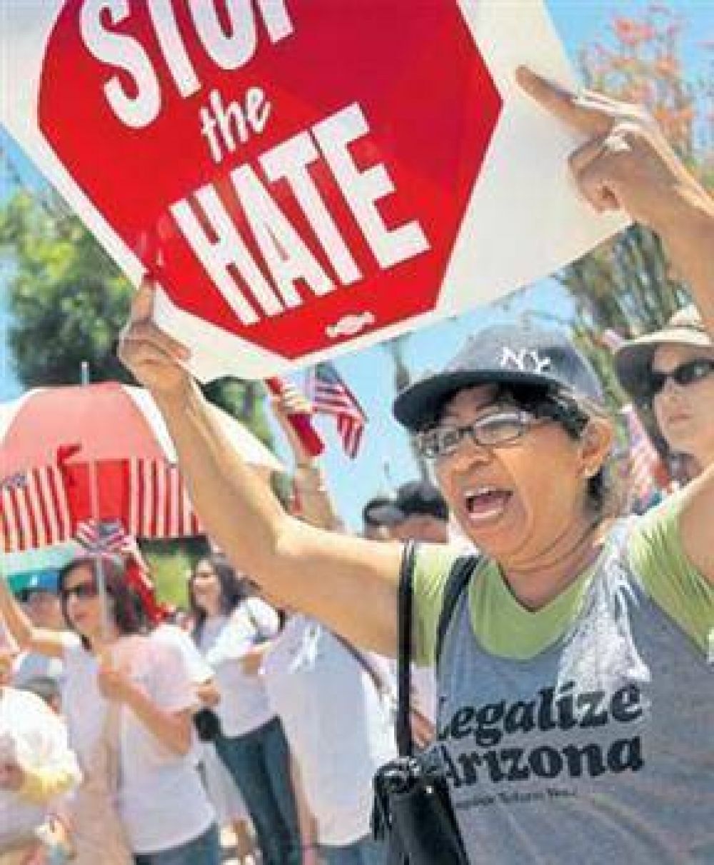 Protesta en Arizona por una pol�mica ley