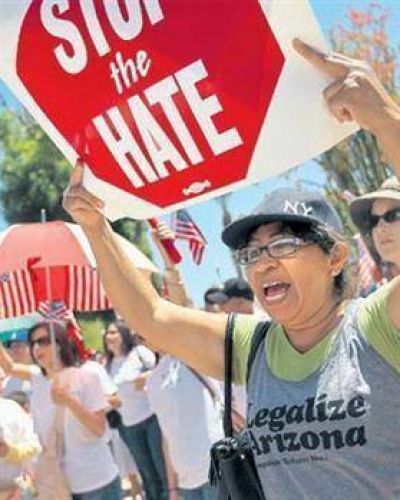 Protesta en Arizona por una pol�mica ley