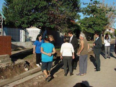 Obras de pavimentaci�n en Mor�n sur