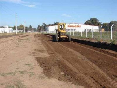 Trabajos en el Parque Industrial