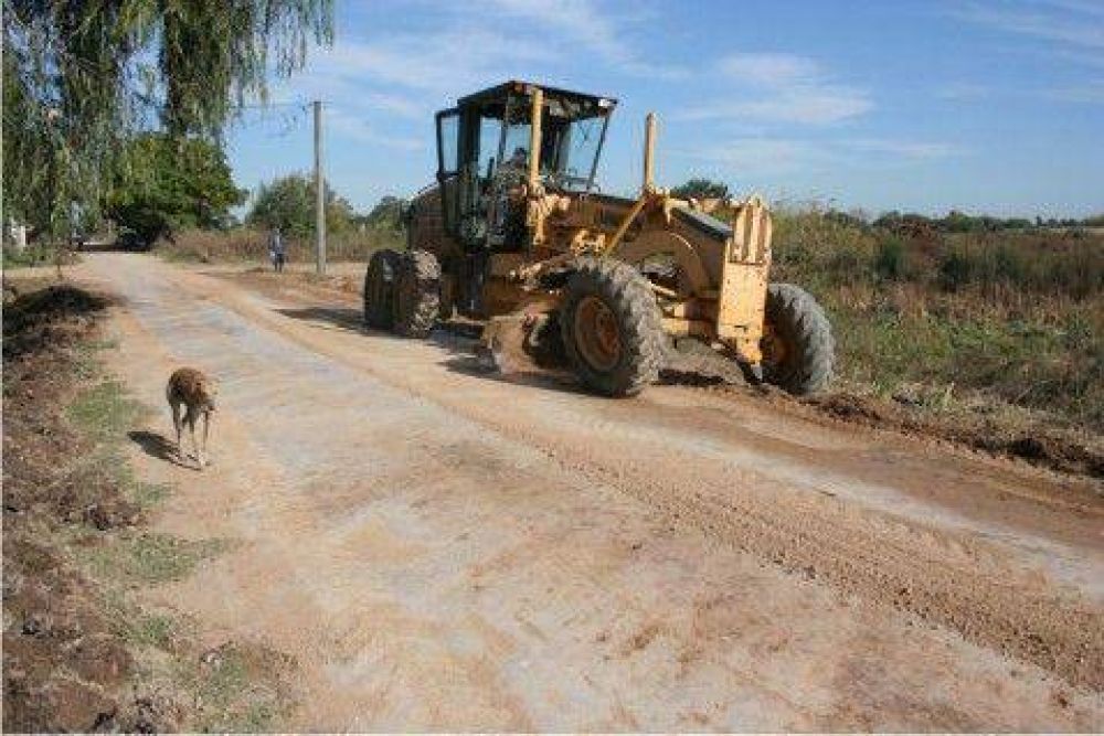 El Municipio realiza tareas de mejoramiento en el barrio San Jacinto
