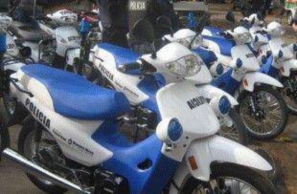 Motos para la polic�a de Marcos Paz