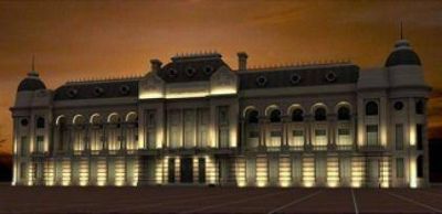 Licitan obras de iluminaci�n exterior de la Casa Gris