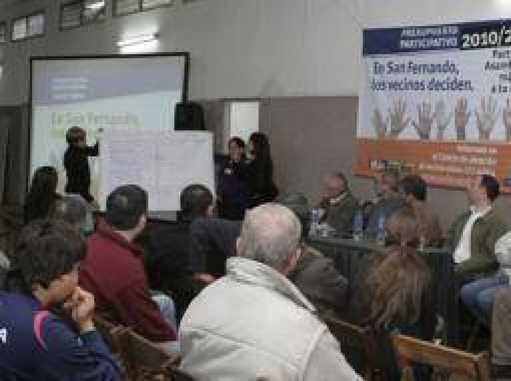 San Fernando: Vecinos discutieron el Presupuesto Participativo