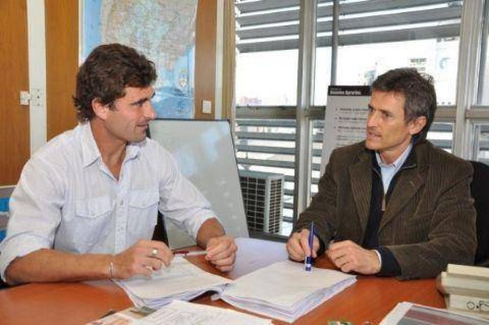 Ruggeri analiz� con el ministro Franetovich la puesta en marcha del plan ganadero