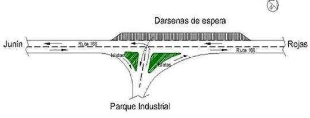 Se proyecta el ingreso por la Ruta N� 188 al Parque Industrial