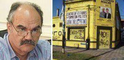 LAN�S | DESPU�S DE LAS PINTADAS Desde el Pro repudiaron la agresi�n a un local partidario