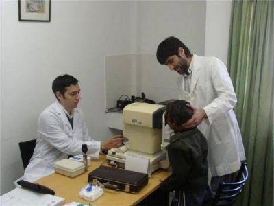 Controles oftalmol�gicos paro chicos de escuelas carenciadas