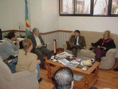 Fernando Cano se reuni� ayer con Quiri, funcionarios y ediles
