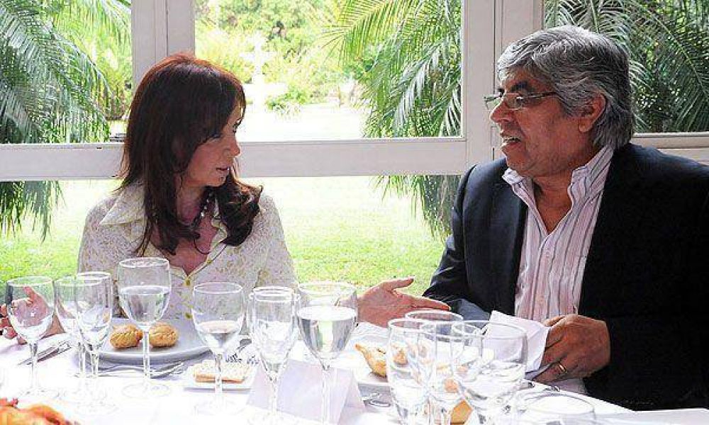  Moyano reclam� aumento del m�nimo no imponible en una reuni�n con la Presidente  