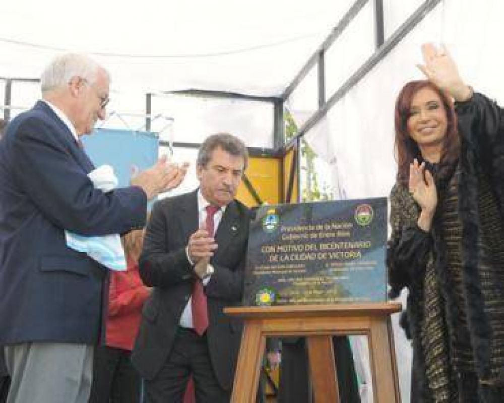 Cristina abog� por la unidad