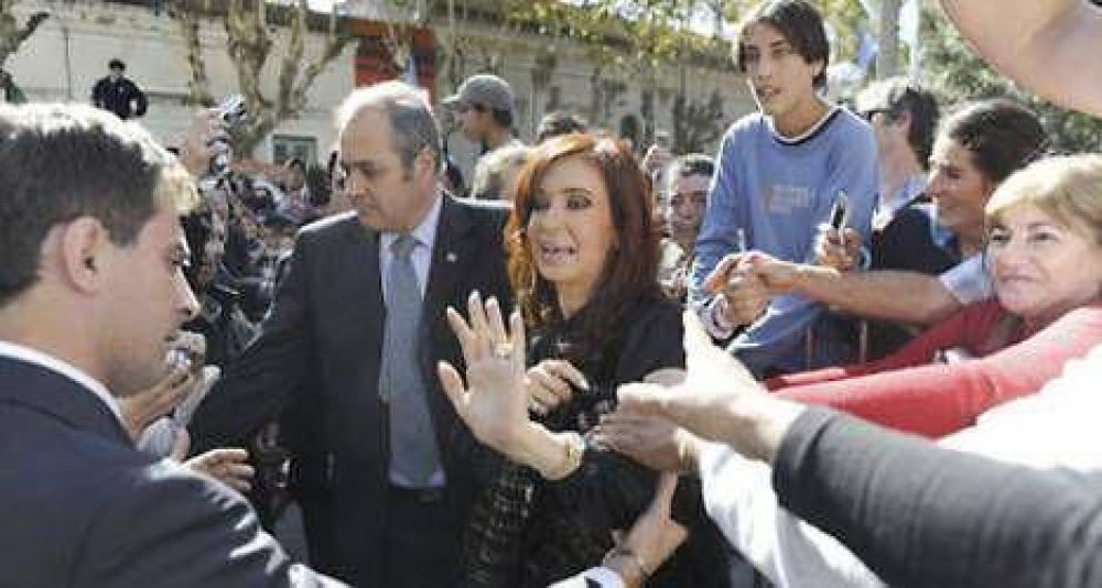 Cristina le contest� a Binner: "Santa Fe no es discriminada" 