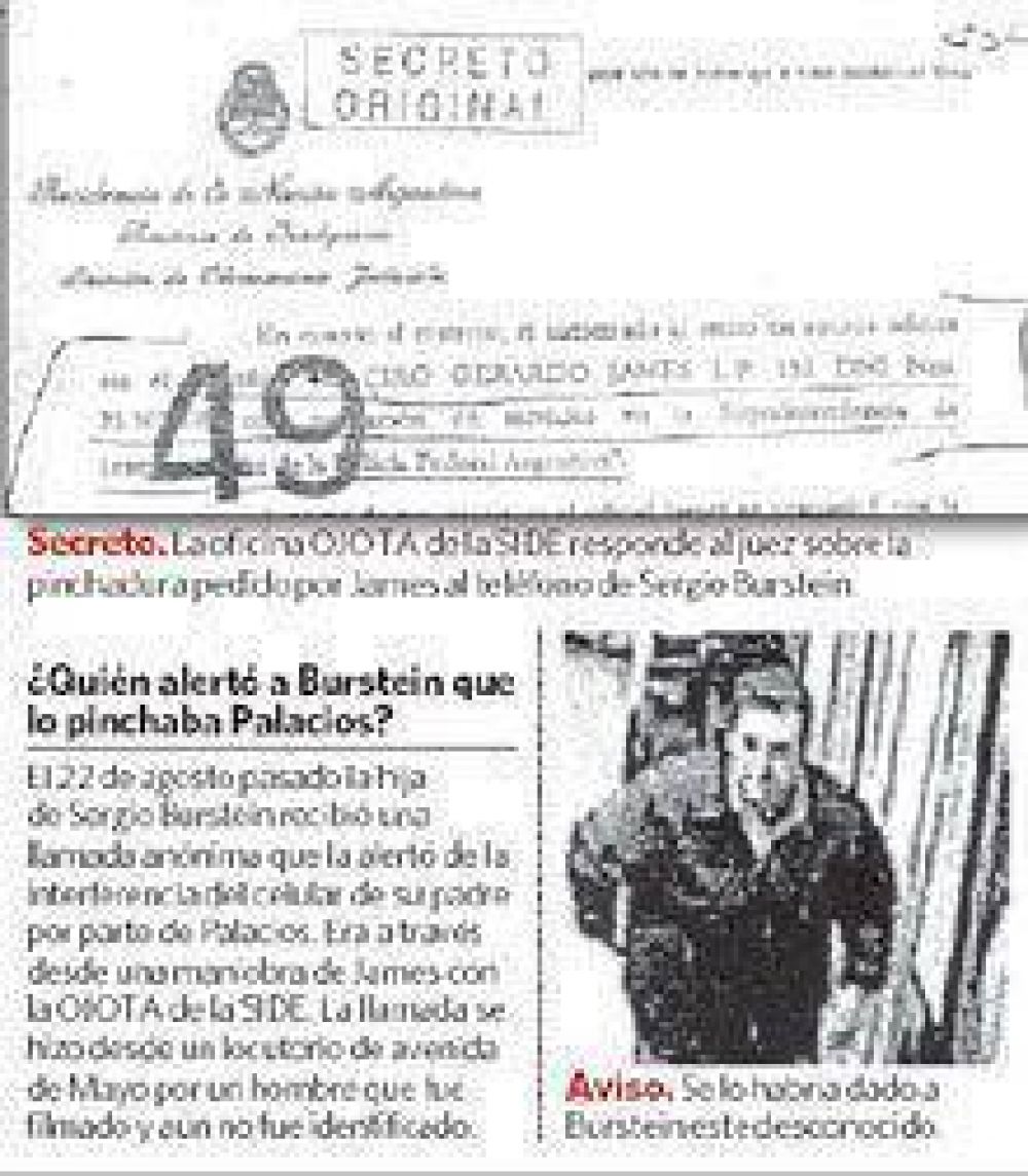 Las llamadas de James a la SIDE y a la Federal que Oyarbide a�n no investig�